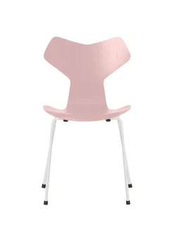 Fritz Hansen 3130 Grand Prix stol i farvet ask af Arne Jacobsen