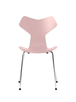 Fritz Hansen 3130 Grand Prix stol i farvet ask af Arne Jacobsen