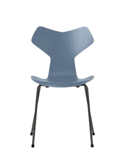 Fritz Hansen 3130 Grand Prix stol i farvet ask af Arne Jacobsen