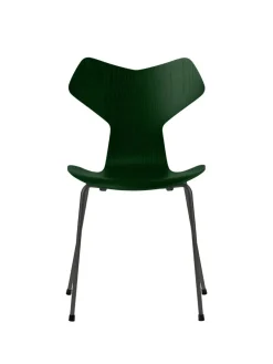 Fritz Hansen 3130 Grand Prix stol i farvet ask af Arne Jacobsen