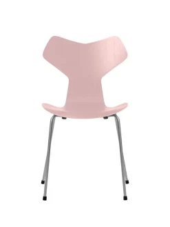 Fritz Hansen 3130 Grand Prix stol i farvet ask af Arne Jacobsen