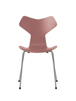 Fritz Hansen 3130 Grand Prix stol i farvet ask af Arne Jacobsen