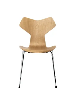 Fritz Hansen 3130 Grand Prix stol i natur finer af Arne Jacobsen Hot