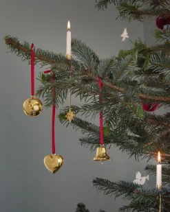 Georg Jensen 2024 Julehjerte, guldbelagt messing fra Clearance