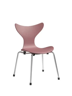 Fritz Hansen 3108 Liljen Barnestol, wild rose fra Sale
