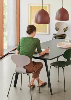 Fritz Hansen 3101 Myren Stol lakeret af Arne Jacobsen Sale