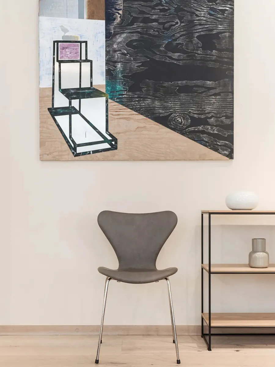 Fritz Hansen 3107 Serie 7, fuldpolstret af Arne Jacobsen Clearance