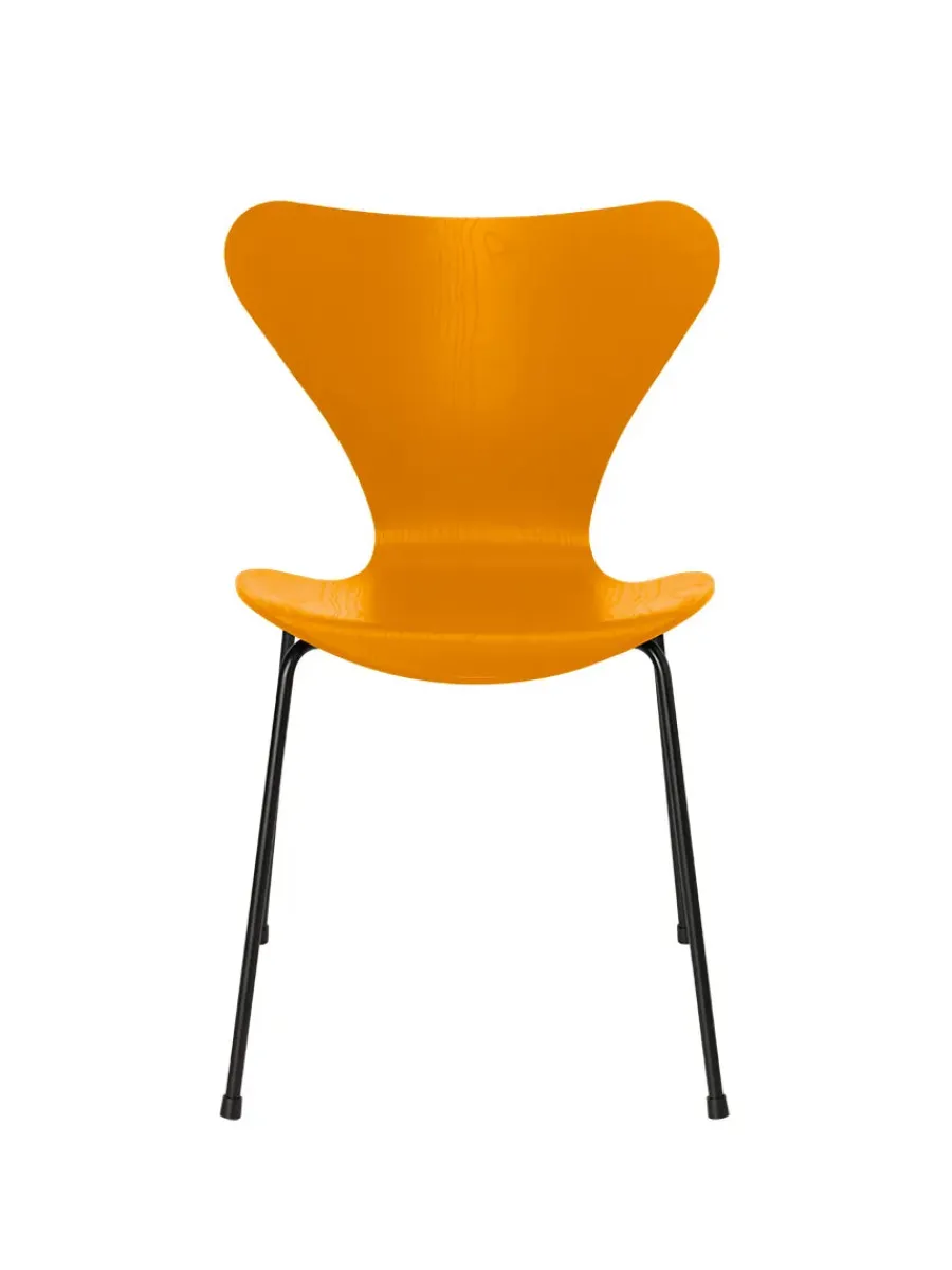 Fritz Hansen 3107 Serie 7 stol i farvet ask af Arne Jacobsen Hot