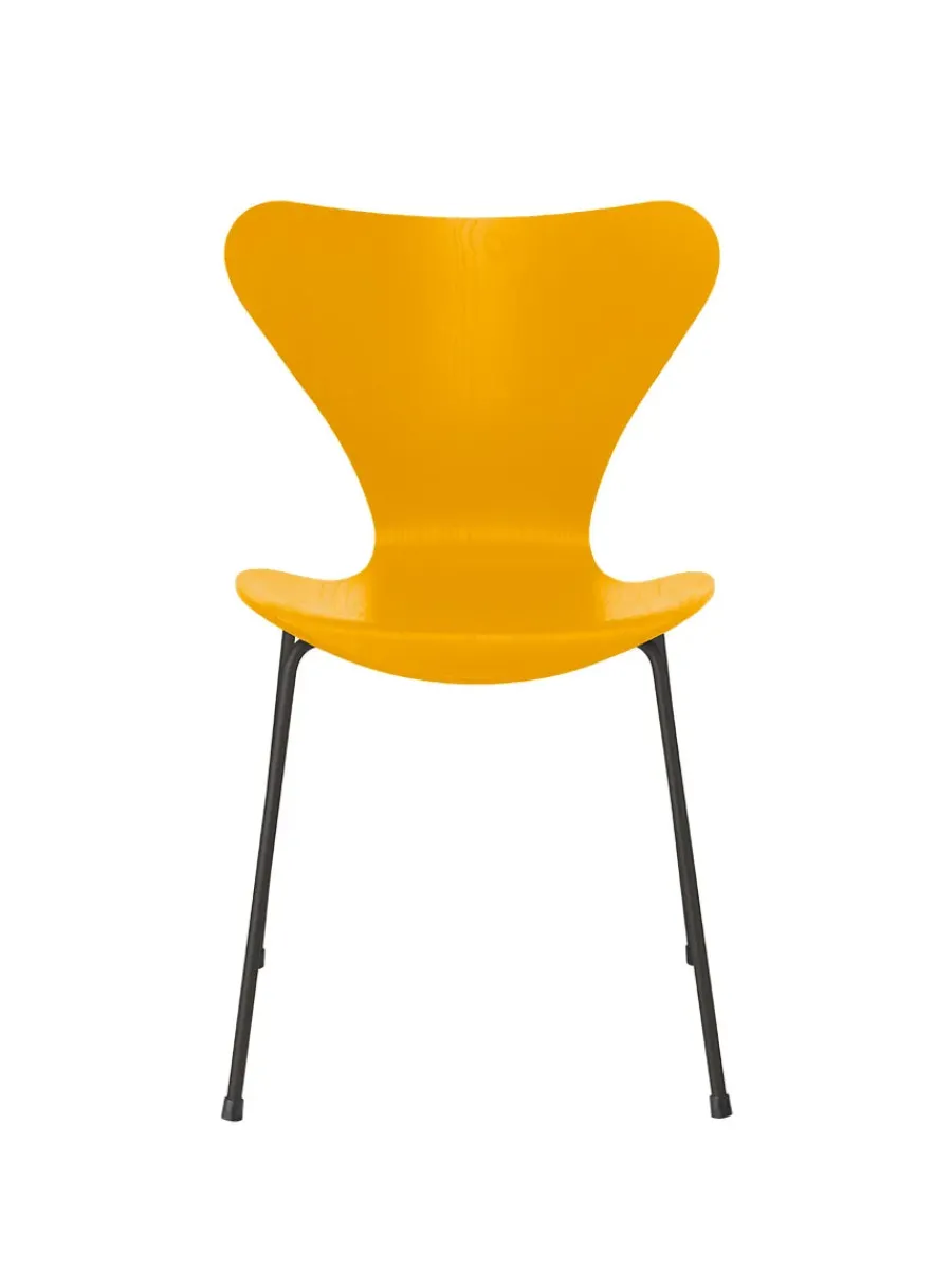 Fritz Hansen 3107 Serie 7 stol i farvet ask af Arne Jacobsen Hot