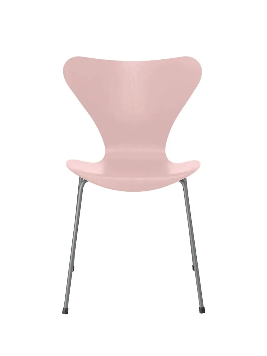 Fritz Hansen 3107 Serie 7 stol i farvet ask af Arne Jacobsen Hot