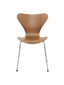 Fritz Hansen 3107 Serie 7 Stol, naturfiner af Arne Jacobsen Hot