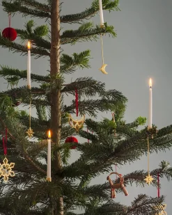 Georg Jensen 2024 Stjerne Lyseholder, guldbelagt fra Clearance