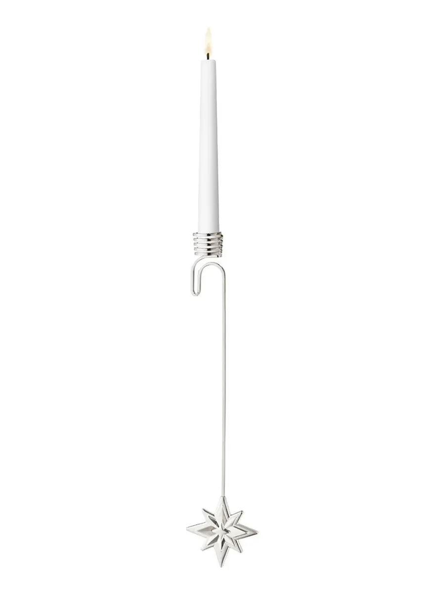 Georg Jensen 2024 Stjerne Lyseholder, palladiumbelagt fra New