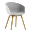 HAY About a Chair AAC22 forsidepolstret, hvid skal fra Hot
