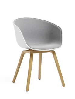 HAY About a Chair AAC22 forsidepolstret, hvid skal fra Hot