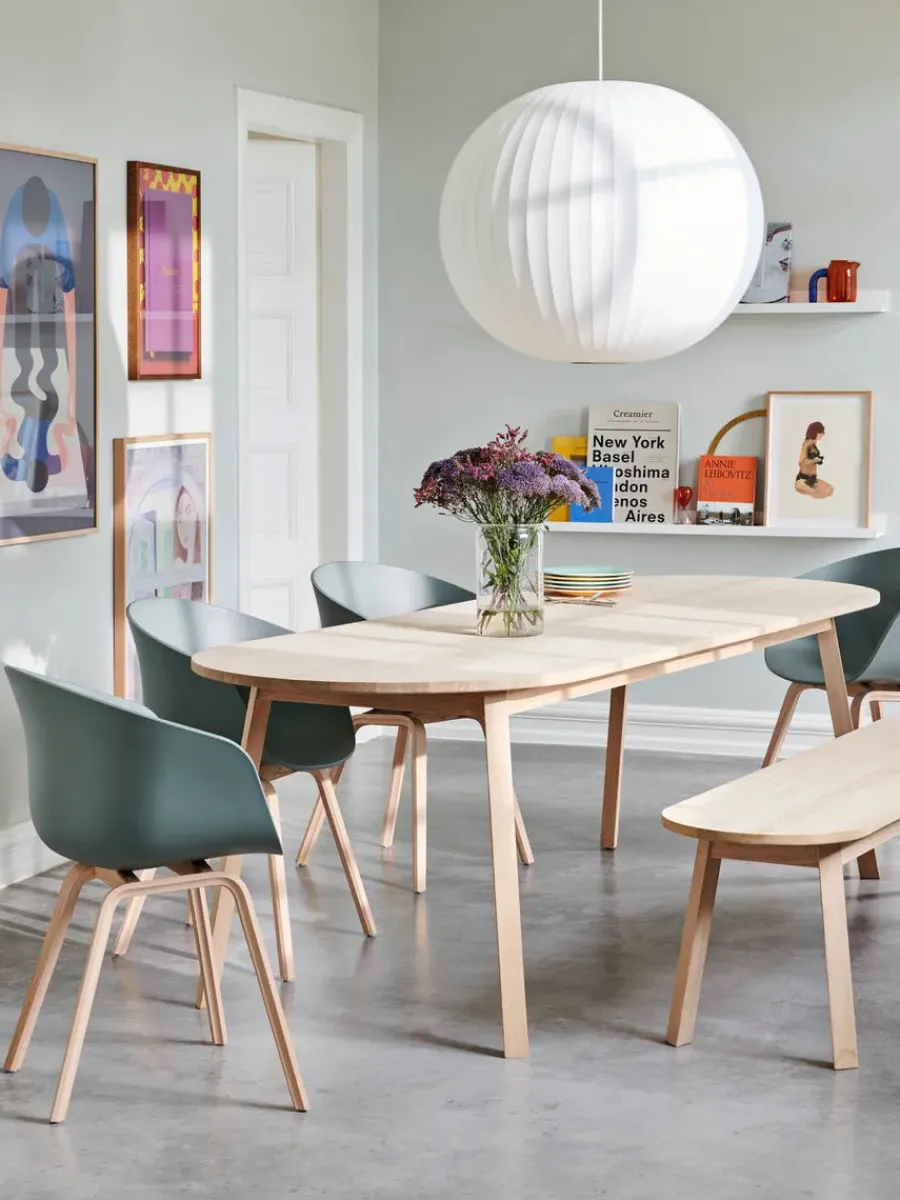 HAY About a Chair AAC22 forsidepolstret, hvid skal fra Hot