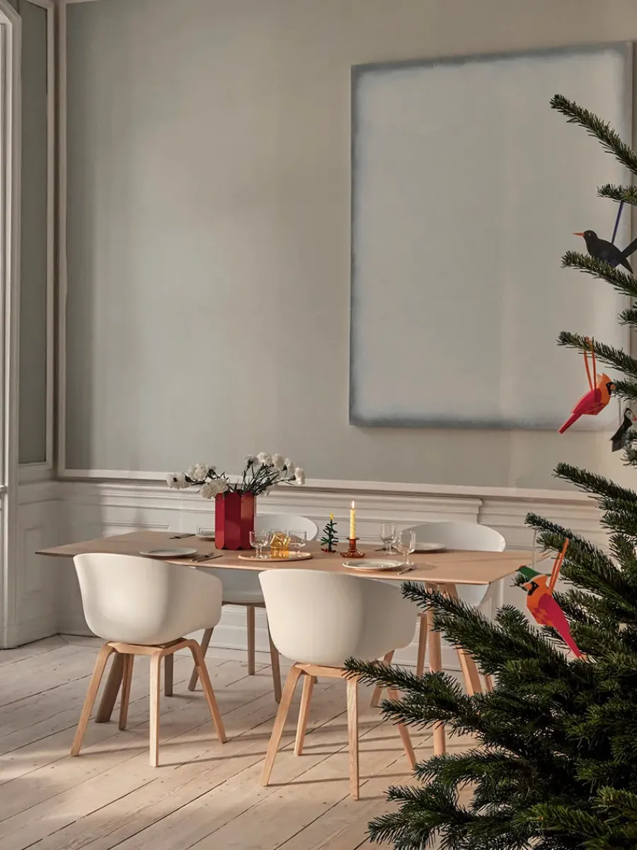 HAY About a Chair AAC22 forsidepolstret, hvid skal fra Hot