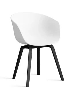 HAY About a Chair AAC22 forsidepolstret, hvid skal fra Hot