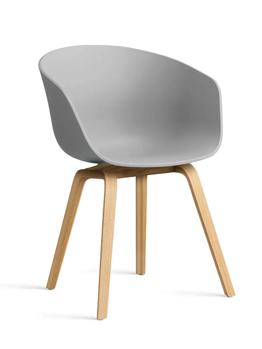 HAY About a Chair AAC22 forsidepolstret, hvid skal fra Hot