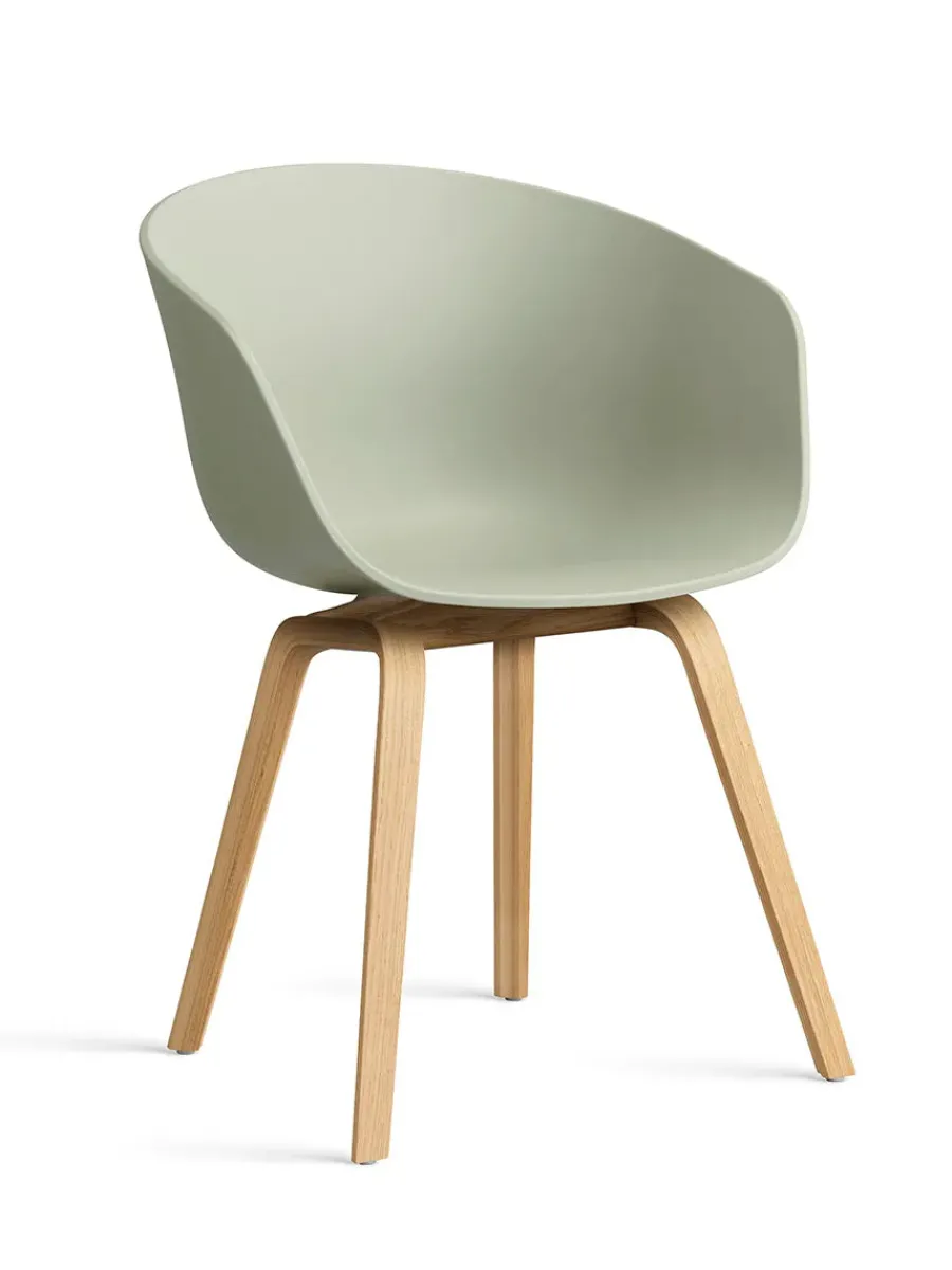 HAY About a Chair AAC22 forsidepolstret, hvid skal fra Hot