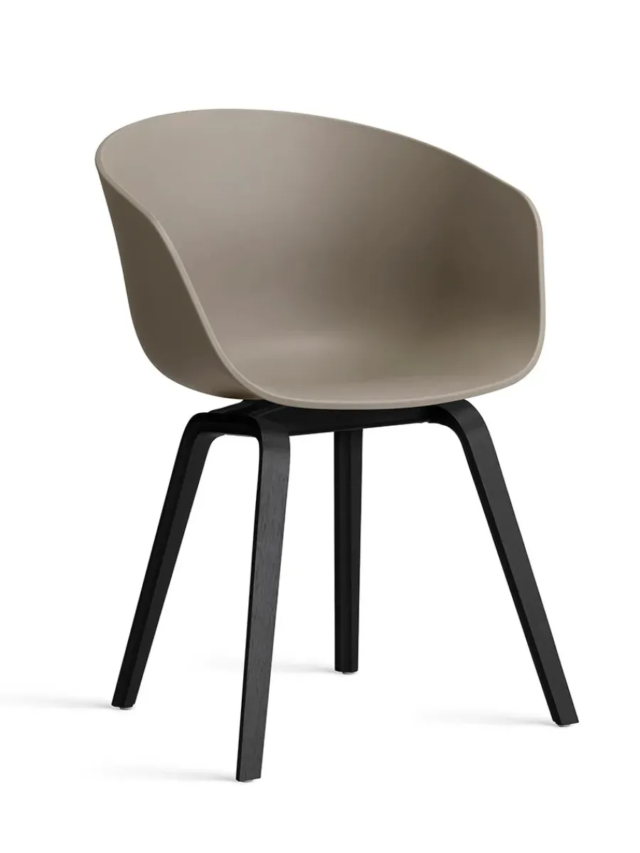 HAY About a Chair AAC22 forsidepolstret, hvid skal fra Hot