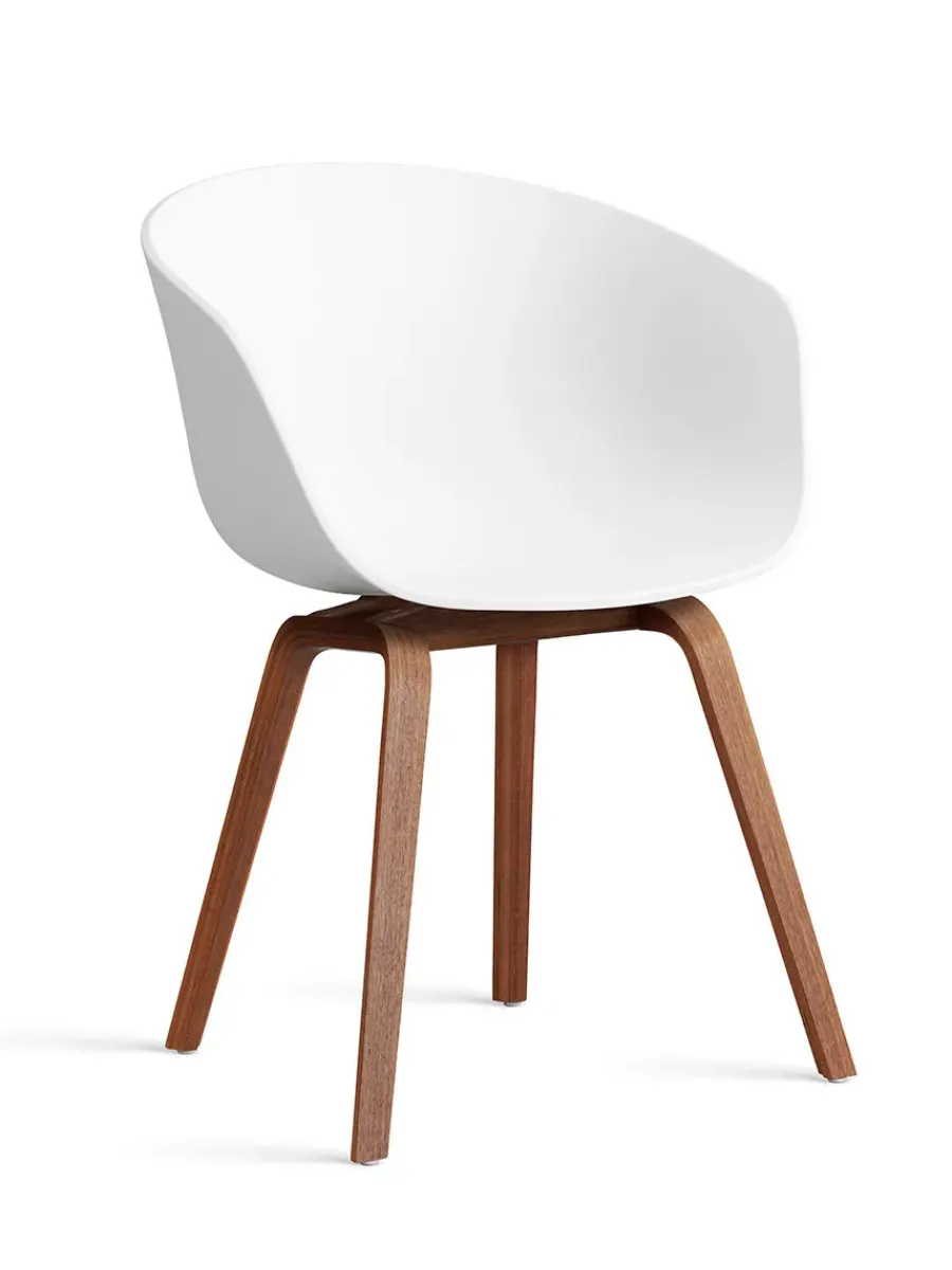 HAY About a Chair AAC22 forsidepolstret, hvid skal fra Hot