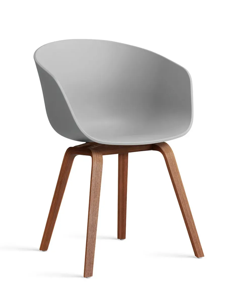 HAY About a Chair AAC22 forsidepolstret, hvid skal fra Hot