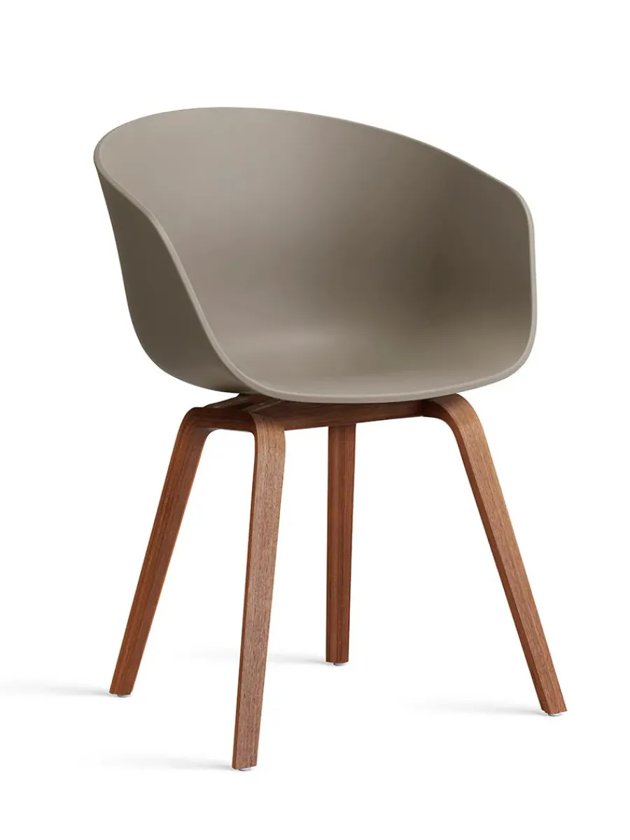 HAY About a Chair AAC22 forsidepolstret, hvid skal fra Hot