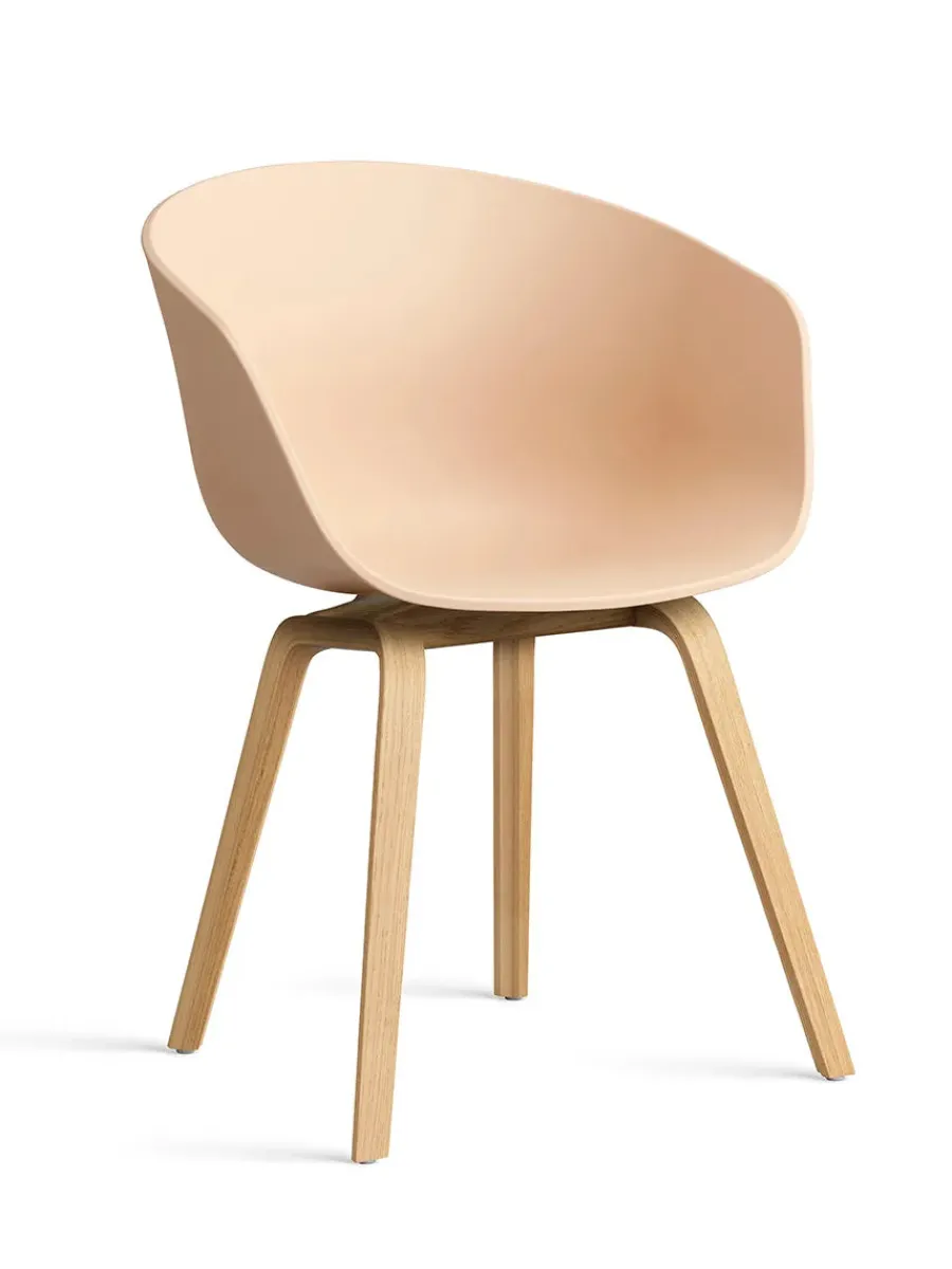 HAY About a Chair AAC22 forsidepolstret, hvid skal fra Hot