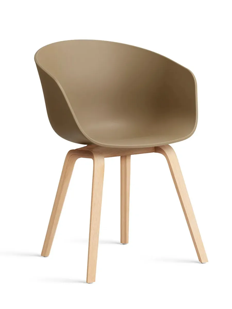 HAY About a Chair AAC22 forsidepolstret, hvid skal fra Hot