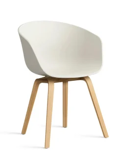 HAY About a Chair AAC22 forsidepolstret, hvid skal fra Hot