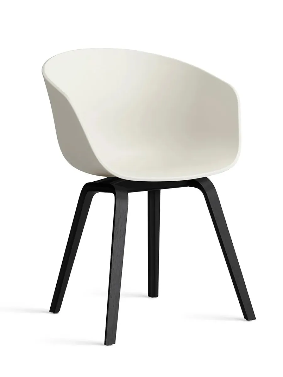 HAY About a Chair AAC22 forsidepolstret, hvid skal fra Hot
