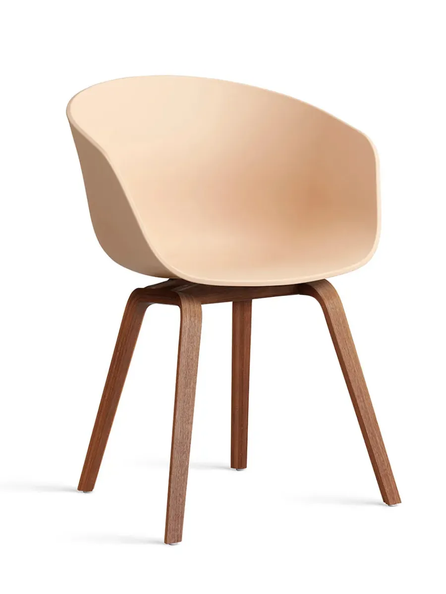 HAY About a Chair AAC22 forsidepolstret, hvid skal fra Hot