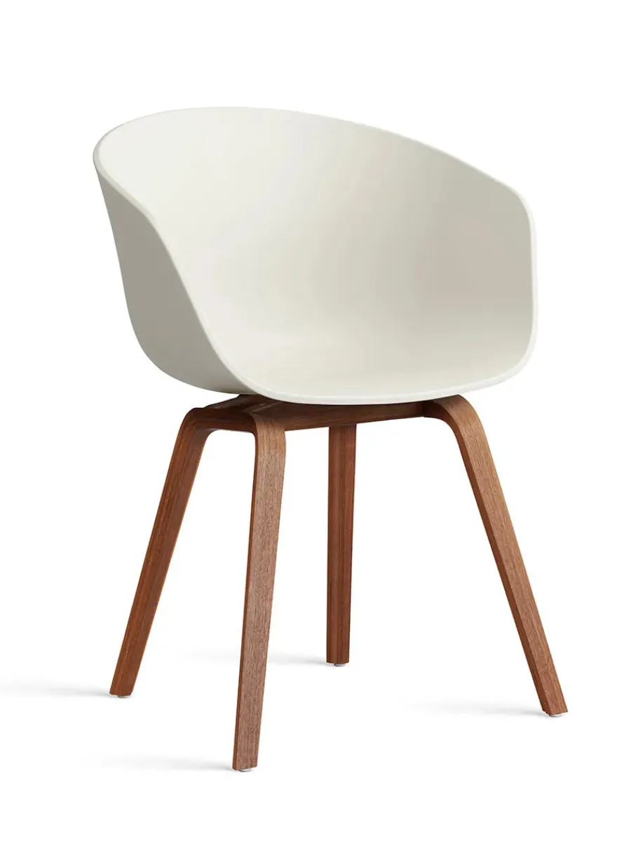 HAY About a Chair AAC22 forsidepolstret, hvid skal fra Hot