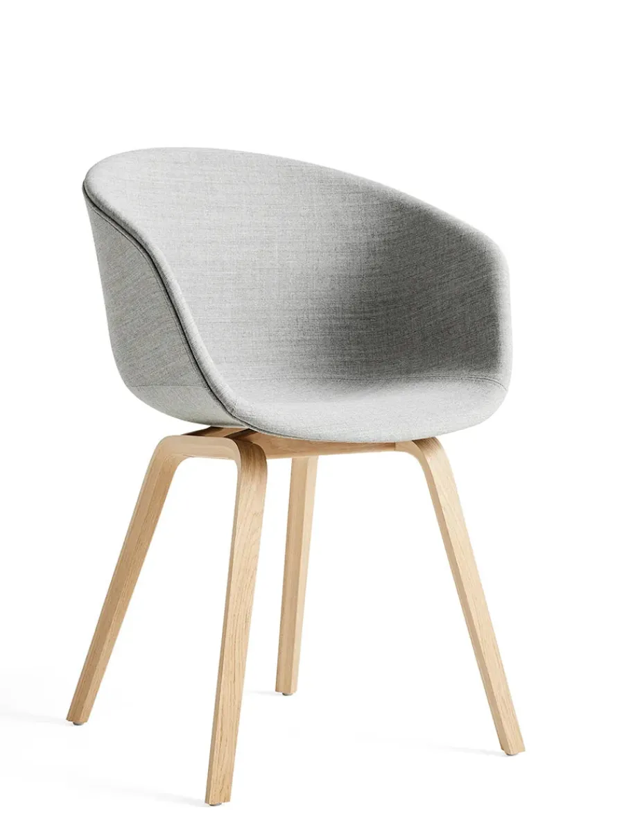 HAY About a Chair AAC22 forsidepolstret, hvid skal fra Hot
