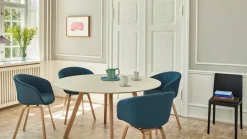 HAY About a Chair AAC22 forsidepolstret, hvid skal fra Hot