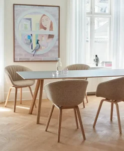HAY About a Chair AAC22 forsidepolstret, hvid skal fra Hot