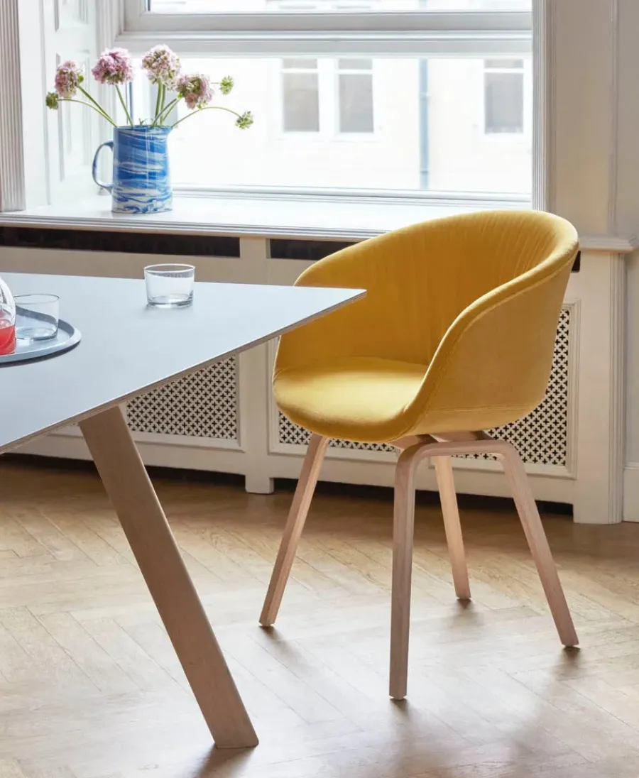HAY About a Chair AAC22 forsidepolstret, hvid skal fra Hot