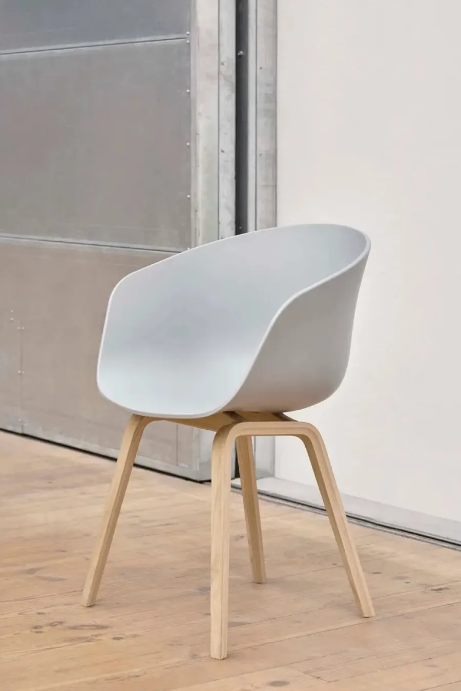 HAY About a Chair AAC22 forsidepolstret, hvid skal fra Hot