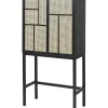 Design House Stockholm Air Cabinet, black/cane fra Best