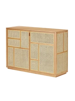 Design House Stockholm Air Sideboard, oak/cane fra