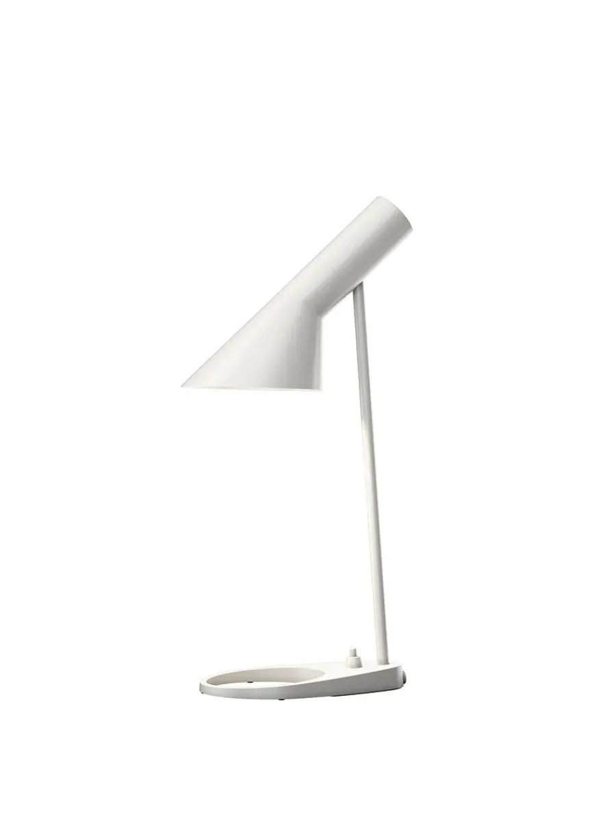 Louis Poulsen AJ Mini Table Lamp, grey/brass af Arne Jacobsen Outlet