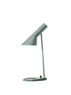 Louis Poulsen AJ Mini Table Lamp, grey/brass af Arne Jacobsen Outlet