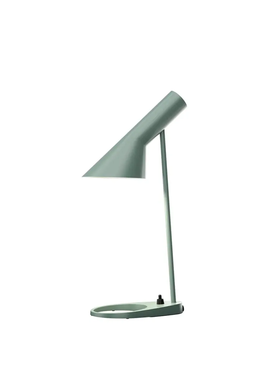 Louis Poulsen AJ Mini Table Lamp, grey/brass af Arne Jacobsen Outlet