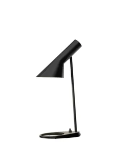 Louis Poulsen AJ Mini Table Lamp, grey/brass af Arne Jacobsen Outlet