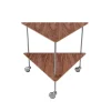Fritz Hansen AJ Trolley, valnød af Arne Jacobsen Best