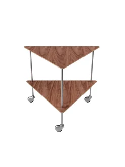 Fritz Hansen AJ Trolley, valnød af Arne Jacobsen Best