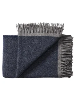 Silkeborg Uldspinderi Alrø Plaid, grey shades fra Discount