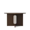 Audo Copenhagen Androgyne Dining Table Ø120 dark stained oak fra Best