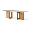 Audo Copenhagen Androgyne Lounge Table, Calacatta Viola / Wood fra Clearance